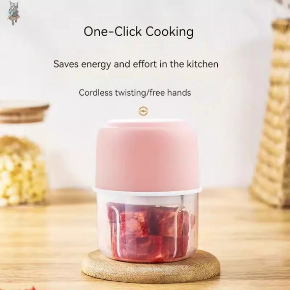 KT-11-17-014 كهربائي، لاسلكي، صغير، مخض الثوم، عصارة الثوم الكهربائية، مضرب الثوم الأوتوماتيكي، آلة الطبخ، آلة الطعام التكميلي، سعة كبيرة، الاستخدام المنزلي 