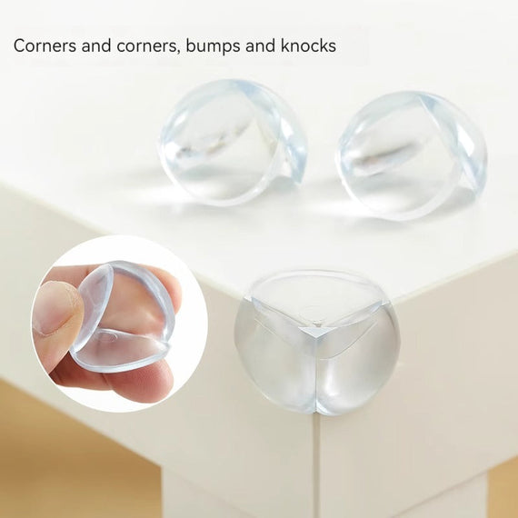 KT-12-08-001 زاوية الأطفال المضادة للتصادمات، مصد مضاد للصدمات، زاوية حماية السلامة، طاولة القهوة الزجاجية لطاولة التغليف، غطاء زاوية طاولة الأطفال من السيليكون - 32 قطعة