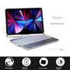 حافظة واقية معدنية دوارة AGM-2359010 iPad مع لوحة مفاتيح لاسلكية تعمل بالبلوتوث وبنك طاقة سعة 500 مللي أمبير في الساعة (هذا المنتج هو ملحق لجهاز iPad ، ولا يتم تضمين iPad في حزمة المنتج)
