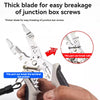 KT-15-25-011 Multi-Function (Elbow) Wire Stripping Pliers, Splitter Pliers, Stripping, Stripping, Crimping, Winding, Industrial Splitter, Wire Cutting, Wire Pipe Laying Special Pliers