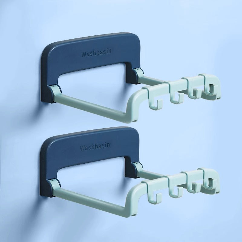 KT-11-16-003 رف حوض، حمام مثبت على الحائط، رف، حوض حمام، قابل للطي، رف تخزين، بدون فتحات حفر، رف حوض، رف حوض بقاعدة - 4 قطع 