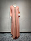 KT-12-28-1001 أحدث طراز من Netflix ملابس نسائية ذات مزاج شعبي قفطان