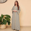 KT-12-28-1001 أحدث طراز من Netflix ملابس نسائية ذات مزاج شعبي قفطان