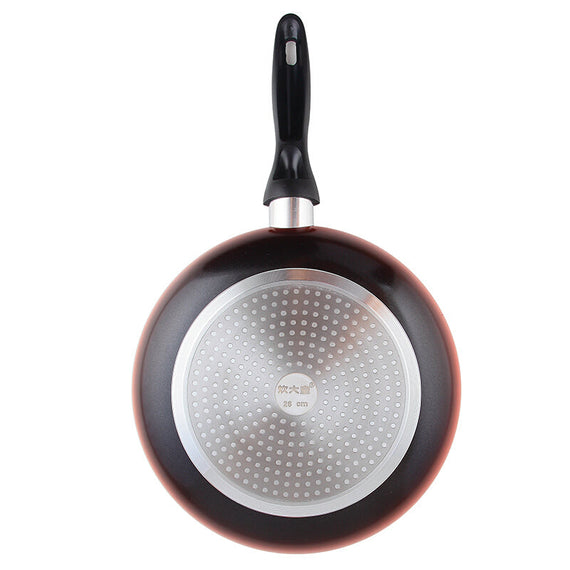 مقلاة طهي كبيرة الحجم غير لاصقة - أحمر