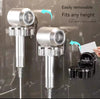 KT-12-19-010 Hair Dryer Shelf, Hair Dryer Hanger for Bathroom, Wall Mounted Hair Dryer Holder for Bathroom - 2 Pieces