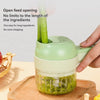 KT-12-25-03 Handheld side dish cooking machine, chopping chili ring onion chopper, chopping ginger and garlic slices chopper, electric making garlic masher