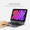AGM-2359007 Rotable Bluetooth Magnet Adsorption Keyboard Protection Case with Touch Pad