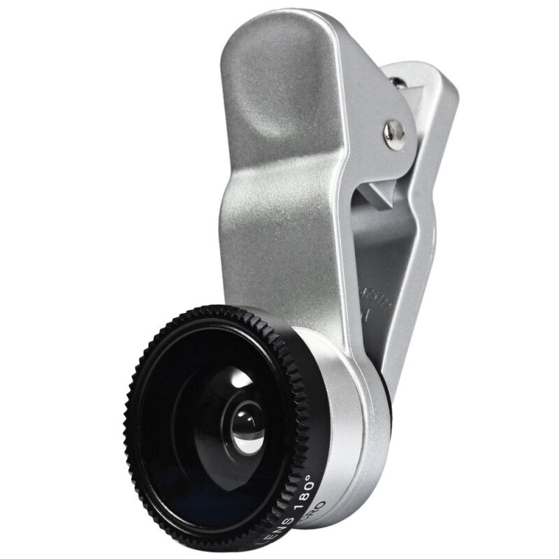 عدسة الهاتف المحمول Lieqi Lq-003 Premium 3 في 1 - أبيض