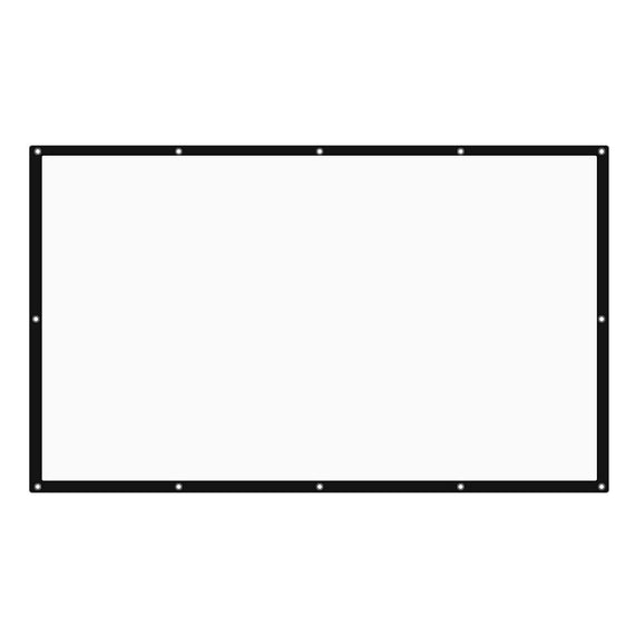 60 inch Portable Tabletop Projector Screen - White
