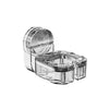 KT-12-19-010 Hair Dryer Shelf, Hair Dryer Hanger for Bathroom, Wall Mounted Hair Dryer Holder for Bathroom - 2 Pieces