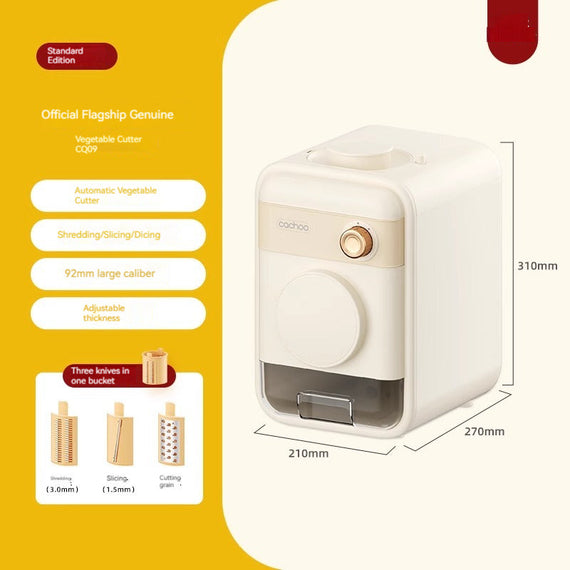 KT-11-17-011 قطاعة خضروات كهربائية، عيار كبير، متعددة الوظائف، مطبخ منزلي، آلة تقطيع أسطوانية، آلة تقطيع البطاطس، قطاعة جوليان 