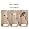 KT-12-19-005 Hair Dryer Shelf, Hair Dryer Hanger for Bathroom, Wall Mounted Hair Dryer Holder for Bathroom - 2 Pieces