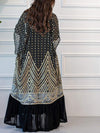 Elegant Round Neck Dress and Sequin Tunic Set