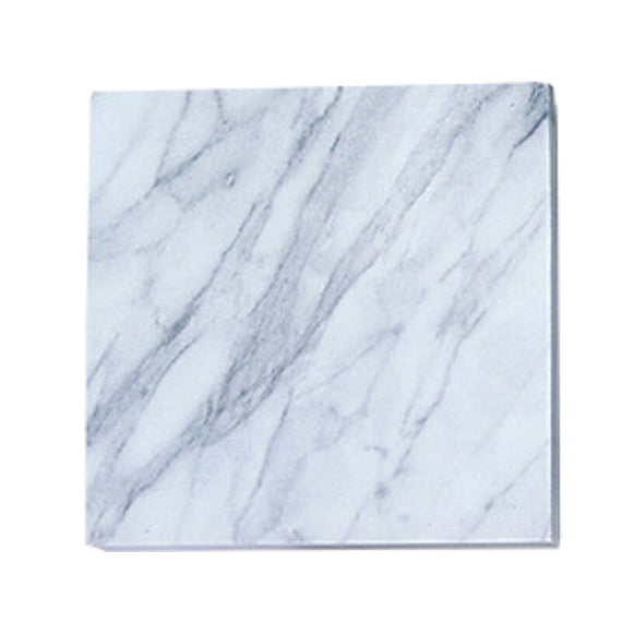 75pcs Premium Marble Memo Pad - Light Blue