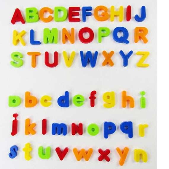 Magnetic Letters & Numbers - Rainbow