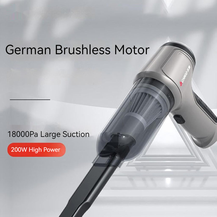 HPW-230507001 مكنسة كهربائية محمولة للسيارة تعمل بالشحن اللاسلكي 