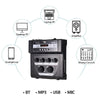 Muslady MF-8 Mini Karaoke Sound Mixer - أسود