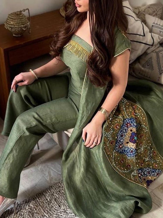 خارج الكتف بذلة رفيعة ومجموعة خارجية