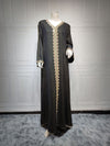 KT-12-28-1001 أحدث طراز من Netflix ملابس نسائية ذات مزاج شعبي قفطان