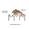 Tooarts Iron Dolphin Wall Hooks Antique Finish Iron Clothes Hanger Rack Screws Included Wall Mounted