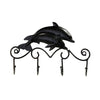 Tooarts Iron Dolphin Wall Hooks Antique Finish Iron Clothes Hanger Rack Screws Included Wall Mounted