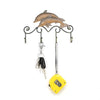 Tooarts Iron Dolphin Wall Hooks Antique Finish Iron Clothes Hanger Rack Screws Included Wall Mounted