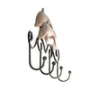 Tooarts Iron Dolphin Wall Hooks Antique Finish Iron Clothes Hanger Rack Screws Included Wall Mounted