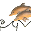 Tooarts Iron Dolphin Wall Hooks Antique Finish Iron Clothes Hanger Rack Screws Included Wall Mounted