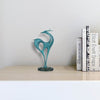 Tooarts| Art Decor Collection Brass Deer Sculpture Lucky Deer Exquisite Handcraft Ideal Art Decor for Home and Office Antiqued Figurine Festival Gift
