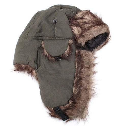 الكبار الرجال قبعة مقاومة للماء لى فنغ قبعة غطاء للأذنين قبعة