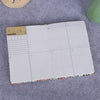 Floral Leather Cover Planner Notebook
