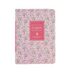 Floral Leather Cover Planner Notebook