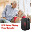 Fingertip Pulse Oximeter LED Digital Display for Gauging Pulse Rate Blood Oxygen Saturation Home Health Care