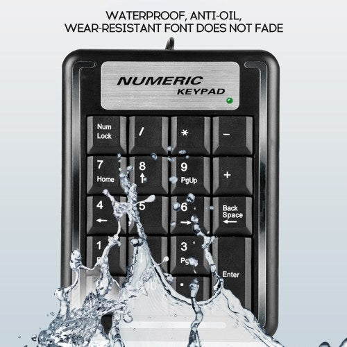 Portable Universal Type Asynchronous Switch-Free Technology Numeric Keyboard
