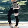 Fitness yoga leggings women blue
