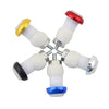 1 Pair Bar End Plug Lights Aluminum Alloy Handlebar End Cap Safety Lamps