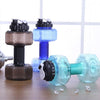 New creative sports bottle plastic dumbbell cup
