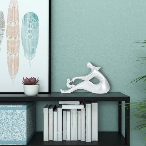 Mom and Child Figurine Imaginative Hand-painted Figurine Resin Statue Home Office Decor