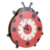 Tooarts Cartoon Animal Clock, Swinging Ladybug Clock, MDF Wooden Wall Clock, Clock for Kids Room Living Room, Home Decor, Easy to Install, One AA Battery Operated(not include)