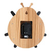 Tooarts Cartoon Animal Clock, Swinging Ladybug Clock, MDF Wooden Wall Clock, Clock for Kids Room Living Room, Home Decor, Easy to Install, One AA Battery Operated(not include)