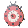 Tooarts Cartoon Animal Clock, Swinging Ladybug Clock, MDF Wooden Wall Clock, Clock for Kids Room Living Room, Home Decor, Easy to Install, One AA Battery Operated(not include)