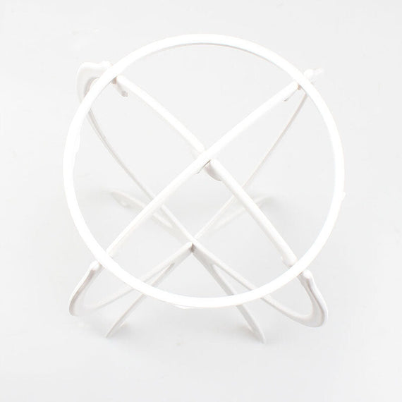 Adjustable Plastic Wig Stand - White