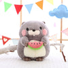 لعبة kawaii المحشو رائعتين - رمادي