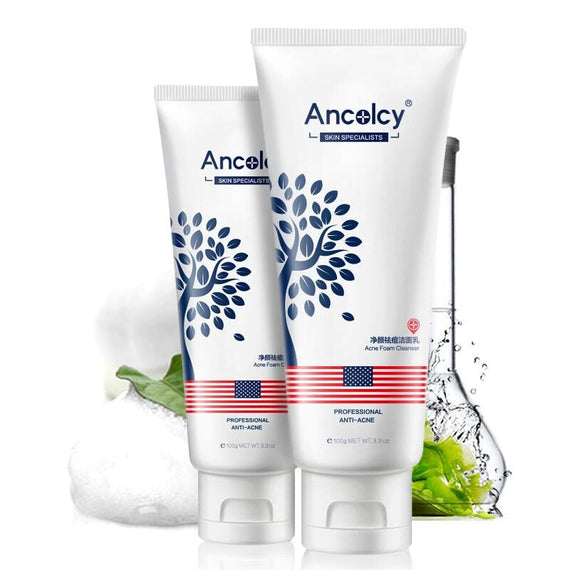 منظف ​​الوجه المضاد لحب الشباب - أبيض.