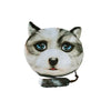 New Cute Women Coin Purse Dog Face Animal Head Cartoon Print Zipper Closure Mini Wallet Small Clutch Bag
