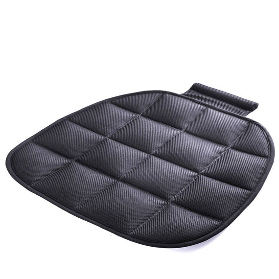وسادة مربعة من الفحم الفاخر للسيارة من الخيزران - أسود 