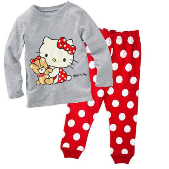 قطن القطن التنفس بيجاما ملابس النوم - رمادي