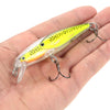5pcs Group Fish Lures Minnow Lure Floating SwimBait Hard Plastic 3d Fish Eye