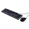 Gaming Keyboard Mouse Headset Set Wired Three-color Backlight Keyboard Colorful LED Breathing Light Mouse Gaming Headset Combo