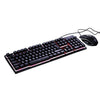 Gaming Keyboard Mouse Headset Set Wired Three-color Backlight Keyboard Colorful LED Breathing Light Mouse Gaming Headset Combo